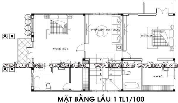 thiết kế biệt thự bán cố điển