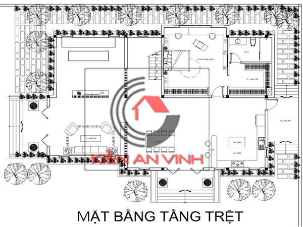 thiết kế biệt thự 2 tầng