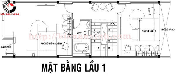 Mẫu thiết kế nhà phố mặt tiền 5m đẹp