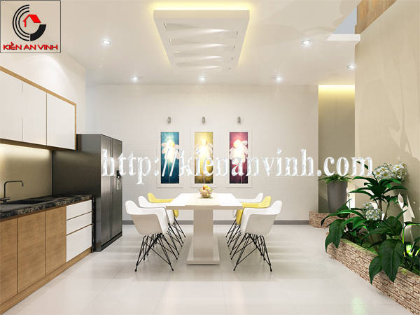 thiết kế nhà phố 2 tầng tỉnh Bình Dương