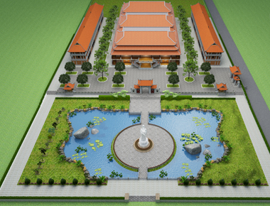 Mẫu thiết kế chùa đẹp tại tỉnh Bình Phước